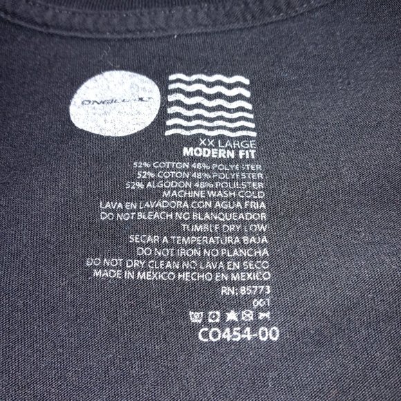 O'neill Men's Black Short Sleeve T-shirt Size XXL - Picture 5 of 7